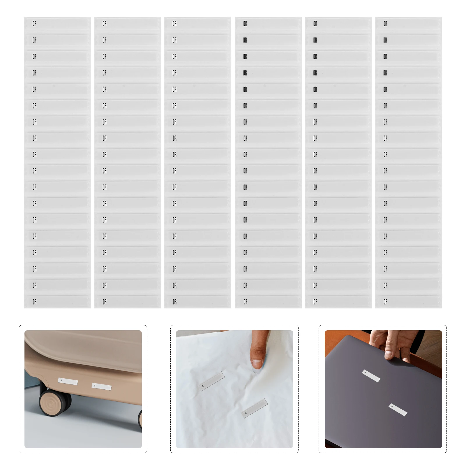 108 Pcs Copyright Label Protectors Automatic for Anti-theft Disposable Goods Labels Plastic Office