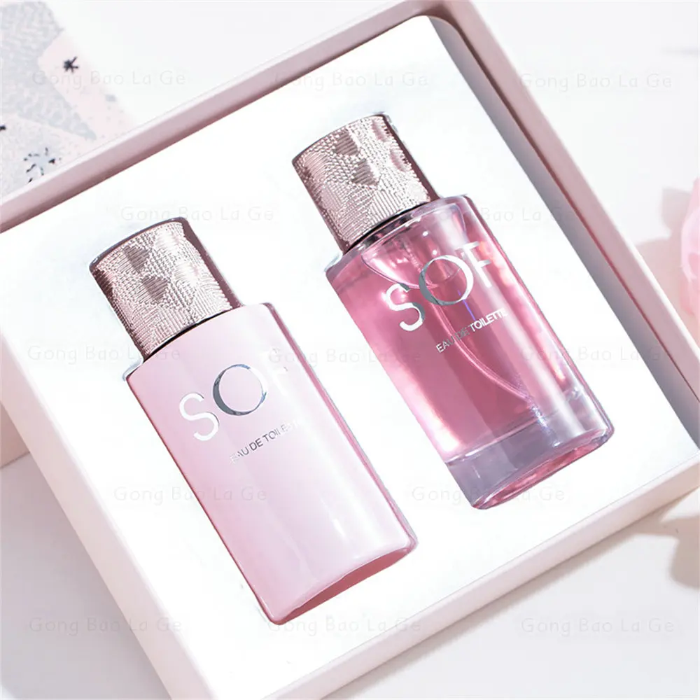 

Gift Box Two Piece Set Fragrance Lasting Body Spray Perfume Essential Oil Scent Pheromone Eau De Parfum Cologne 100ml Toilette