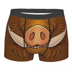 Custom Male Novelty Wild Pig Wild Boar Hunting Underwear Funny Boxer Briefs Soft Shorts Panties Underpants