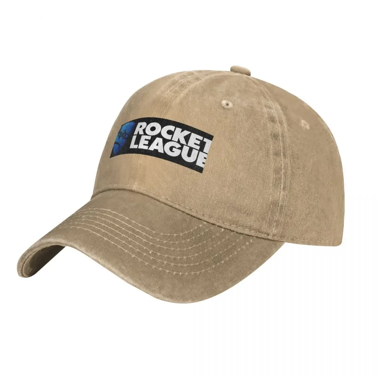 

Rocket League Black Logo Cap Cowboy Hat gentleman hat Golf hat man Sun cap Cap female Men's