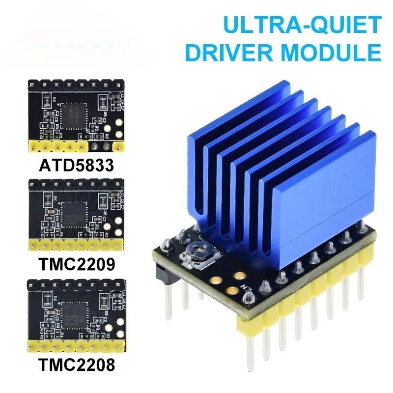 

TMC2208 TMC2209 TMC2225 TMC2226 TMC2240 Stepper Motor Driver TMC 2208 2209 Stepping Engine CNC Shield Driver Heatsink