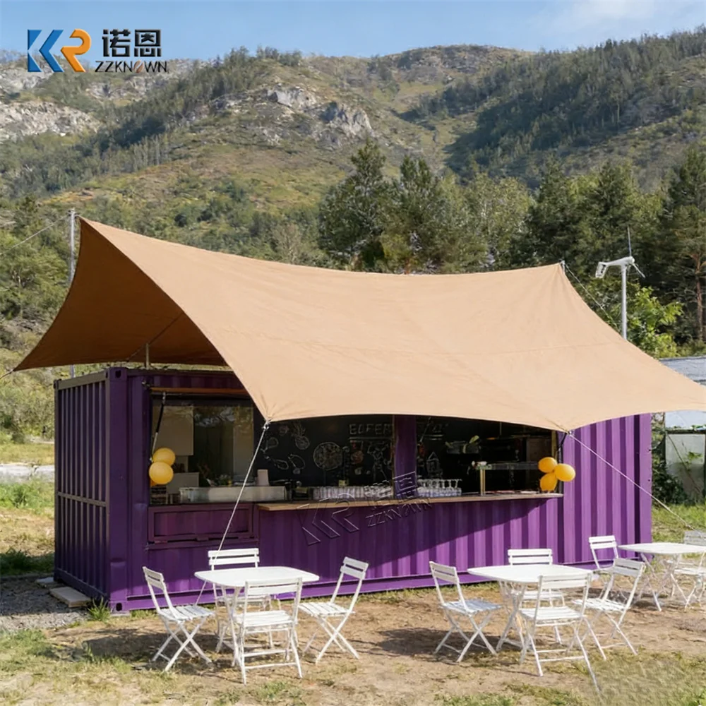 

Модульный контейнерный ресторан-бар, портативный уличный кофейный киоск, компактный ресторан, водонепроницаемый мобильный бар для улицы, продается