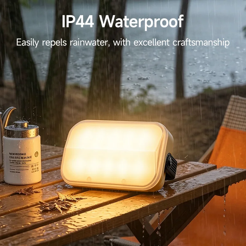 2026 Magnetic Rechargeable Camping Light Long Runtime Outdoor Emergency Repair Portable Work Lamp