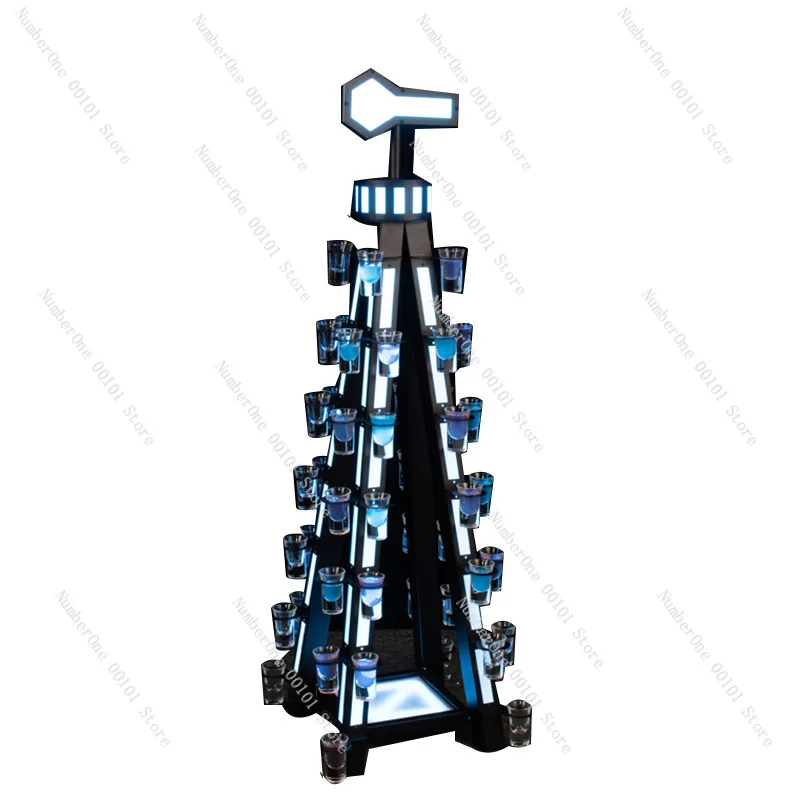 

Светящаяся чашка для коктейлей, железный держатель для чашки Mofang, винный бар KTV520, чашка с сердечком и пулей