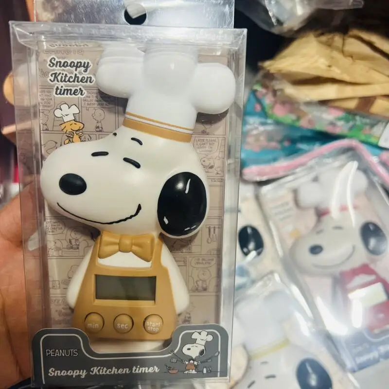 سنوبي المطبخ الموقت Kawaii الكرتون اليابانية الأصلية سنوبي يمكن استخدامها كملصق الثلاجة لهدايا عيد ميلاد الأطفال