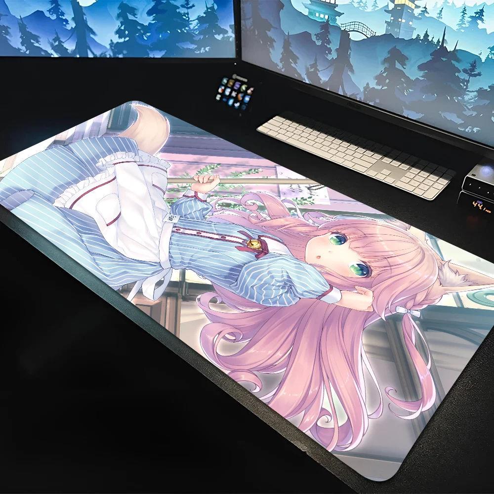 

Nekopara Mousepad Mouse Mat Desk Mat With Pad Gaming Accessories Prime Gaming XXL Keyboard Pad Padding Mat