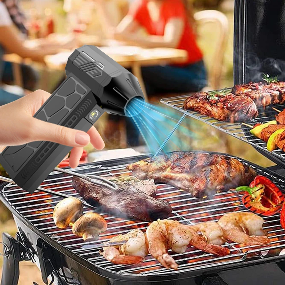 

Mini Fan 130000 RPM Brushless Motor Powerful Blower Strong Winds 50m/s Handheld Duct Fan Blower Dust Cleaner