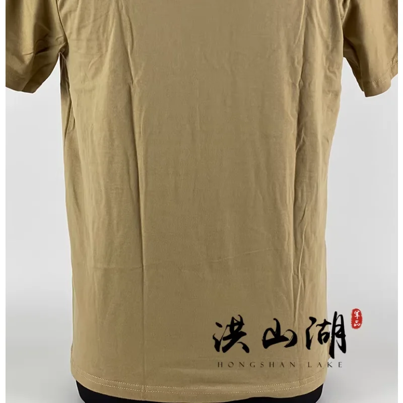 Russian Military Summer Physical Training Pure Cotton Short Sleeved T-shirt Original Product