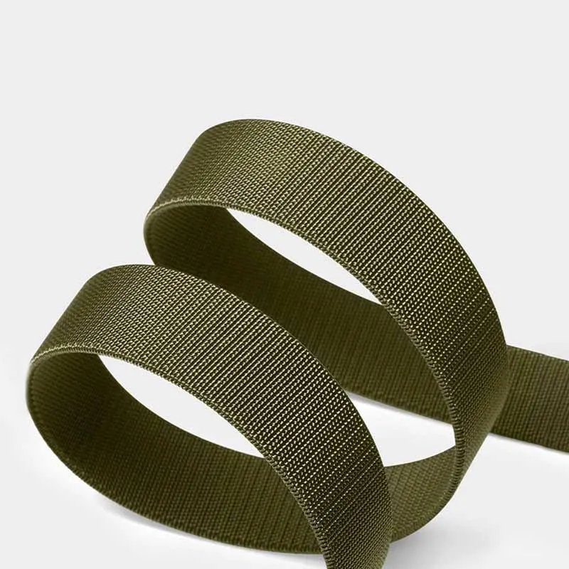 جديد الرجال أحزمة الاتجاه مرونة Edentulous تصميم الرجال سبيكة التلقائي مشبك قماش أحزمة ، في الهواء الطلق الرجال والنساء أحزمة عادية #6