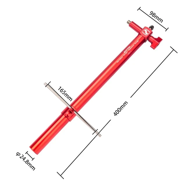 TOOPRE Fahrrad-Schaltwerk-Aufhänger, Ausrichtungslehre, Aluminiumlegierung, Glättwerkzeug für Mountainbike, Rennrad, 20–29 Zoll Rad