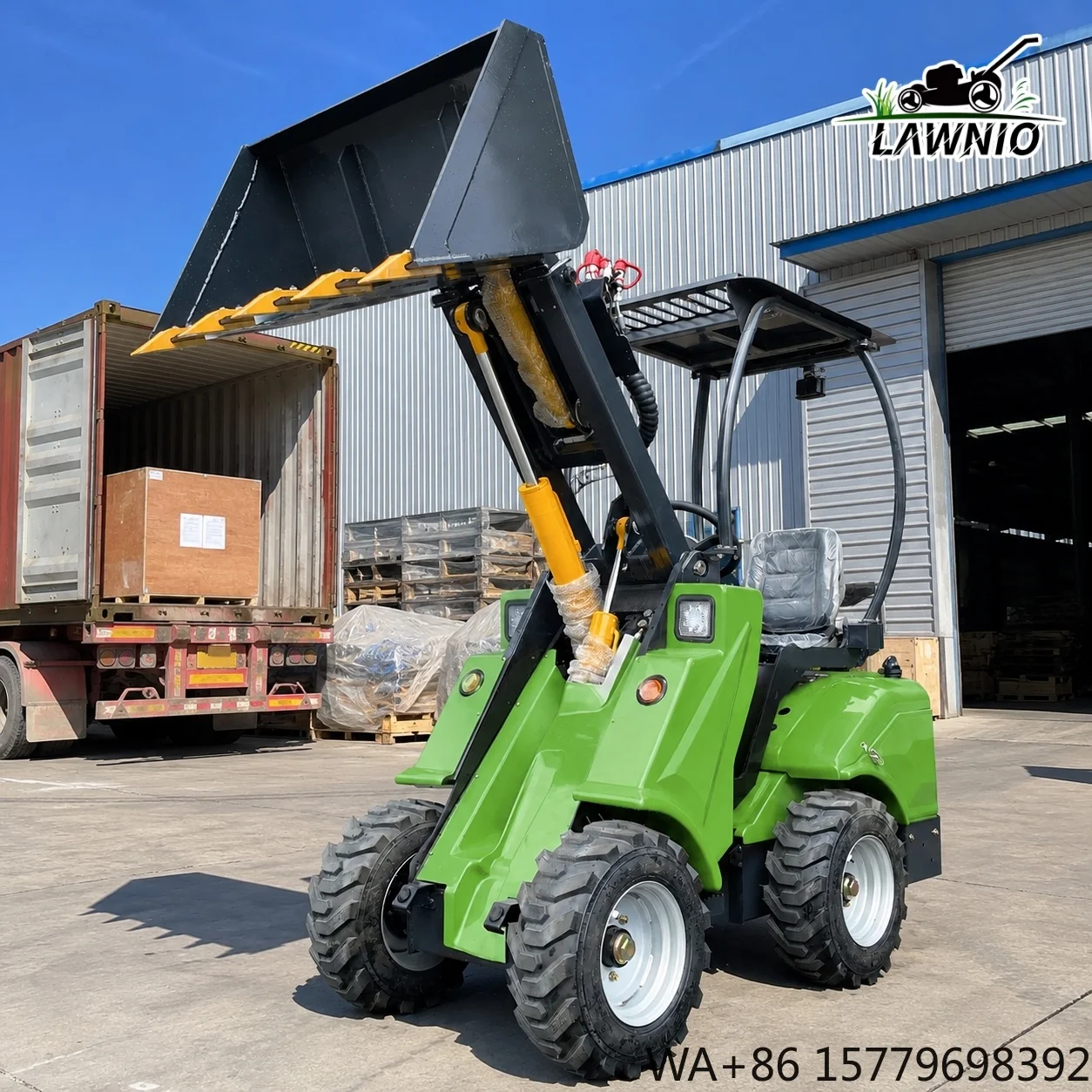 Multiple Attachment Options Telescopic Arm Loader  Hydraulic Steering Compact Design for Landscaping Telescopic Loader