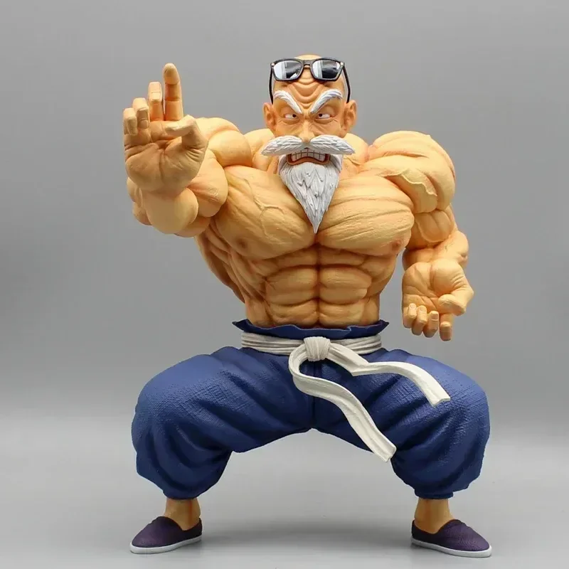 Dragon Ball Z Figure Muscle Semi Naked Master Roshi Action Figures Desktop Pendant Car Rubber Dashboard Decoration Birthday Gift