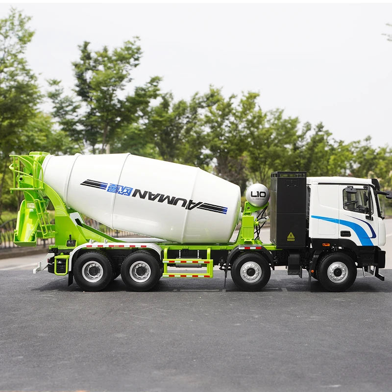 

1:24 оригинальный бетономешалка Foton Auman Zhilan 8*4 новая модель грузовика из сплава Energy