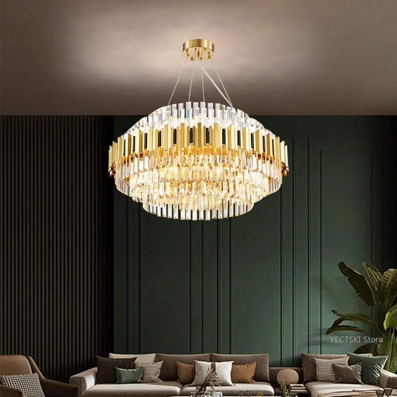 

Living room, creative simplicity, lobby lighting, model room, living bedroom, dining room, light luxury crystal chandelier