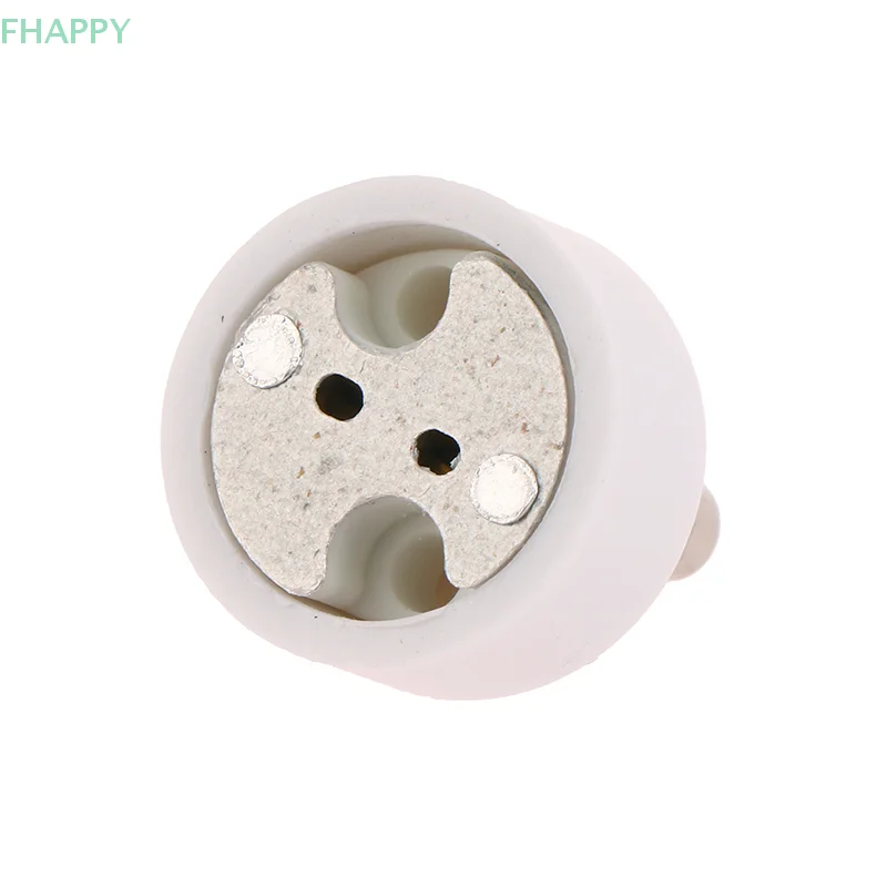 GU10 a MR16 Base presa in ceramica di alta qualità lampadina a LED alogena G4 GU5.3 GY6.35 Pin adattatore portalampada convertitore bianco