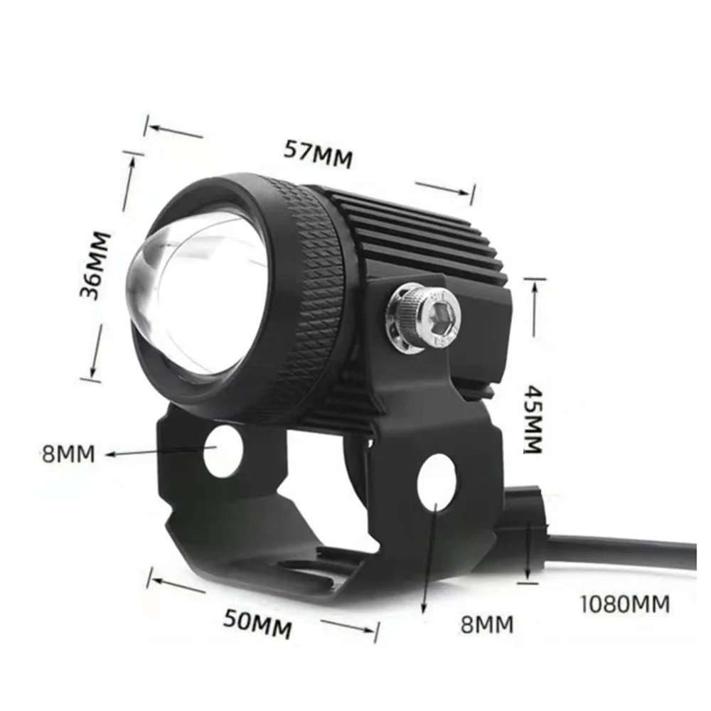 

Universal Motorcycle LED Strong Light High/Low Beam Spotlight Motorbike light Off-road Front Auxiliary Driving Lights Headlight