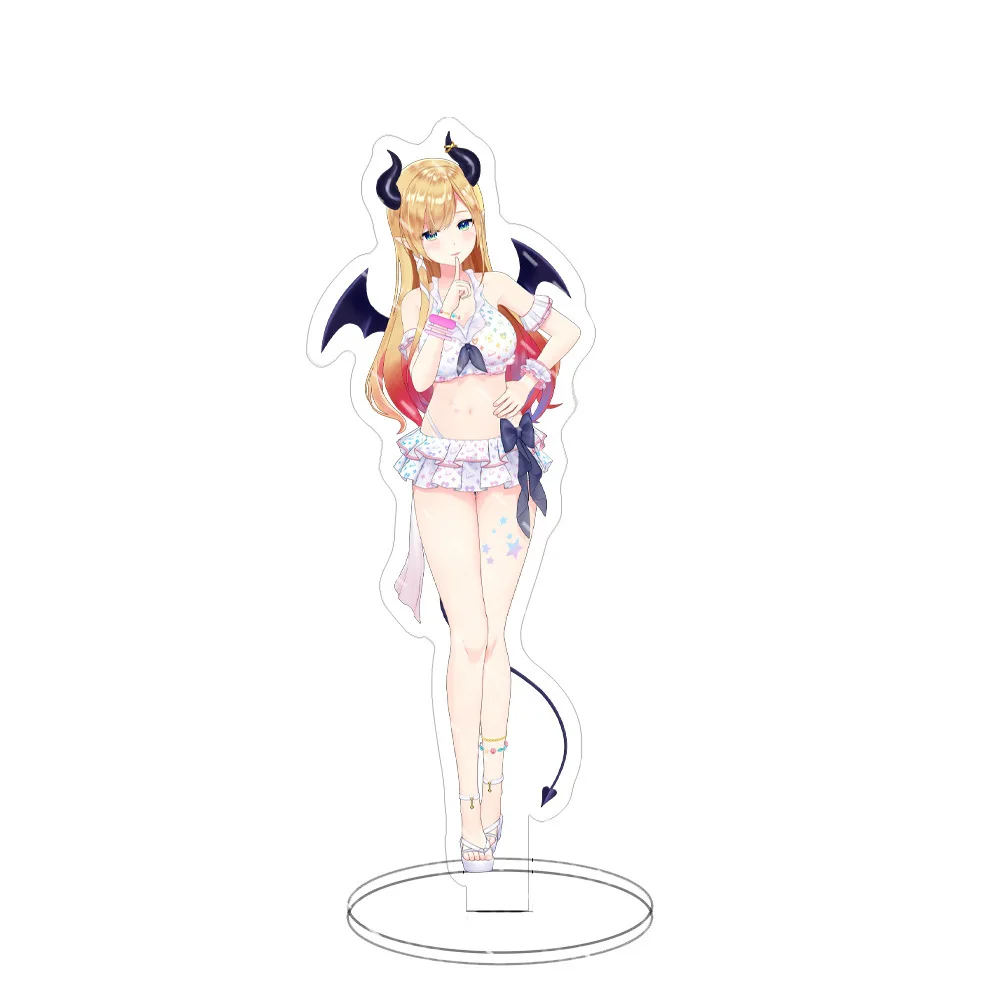 Cutey Hololive Vtuber Swimsuit Anime Figures Cosplay Acrylic Stands Model Exquisite Grils Desk Decor Cute Standing Sign Gifts view 6