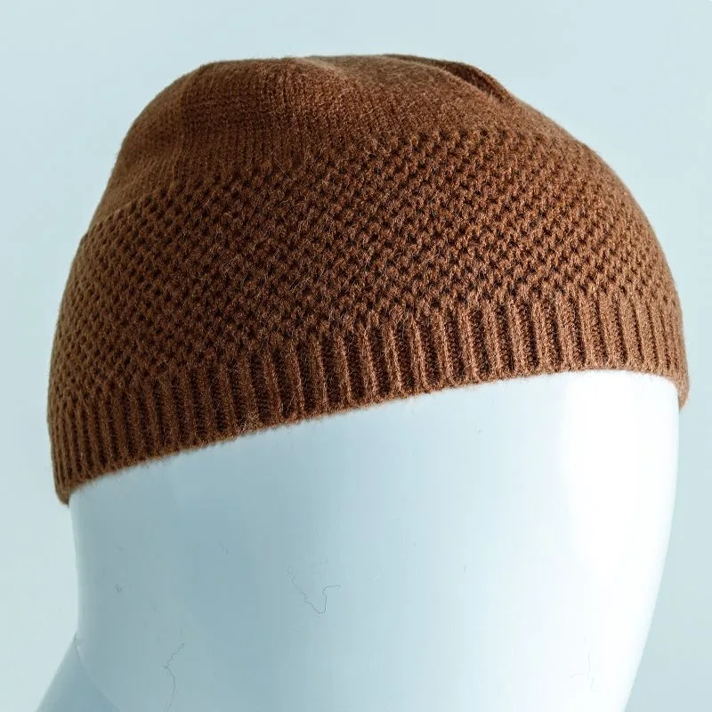 Muslim Caps For Men Clothing Women Skull Prayer Hat  Knitted Mesh Kufi Kippah Islamic Saudi Arabia Jewish Summer Black 0743 view 5