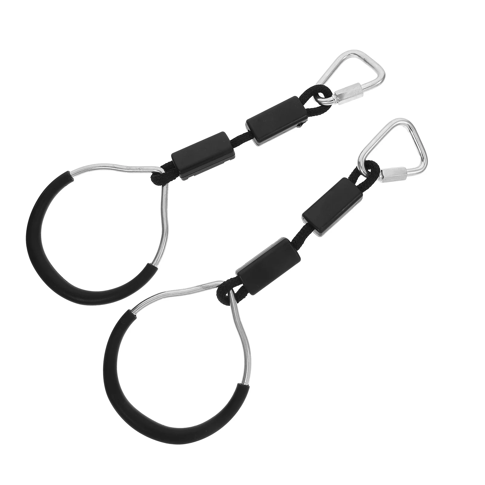 

2Pcs Kids Gymnastic Rings Colorful Climbing Ring Playground Equipment Soft Touch 120kg Capacity Multi Use Home Gym Park