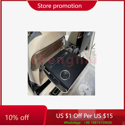 12V auto RV seat back folding table/dinner table/work table for luxury car van and VIP car