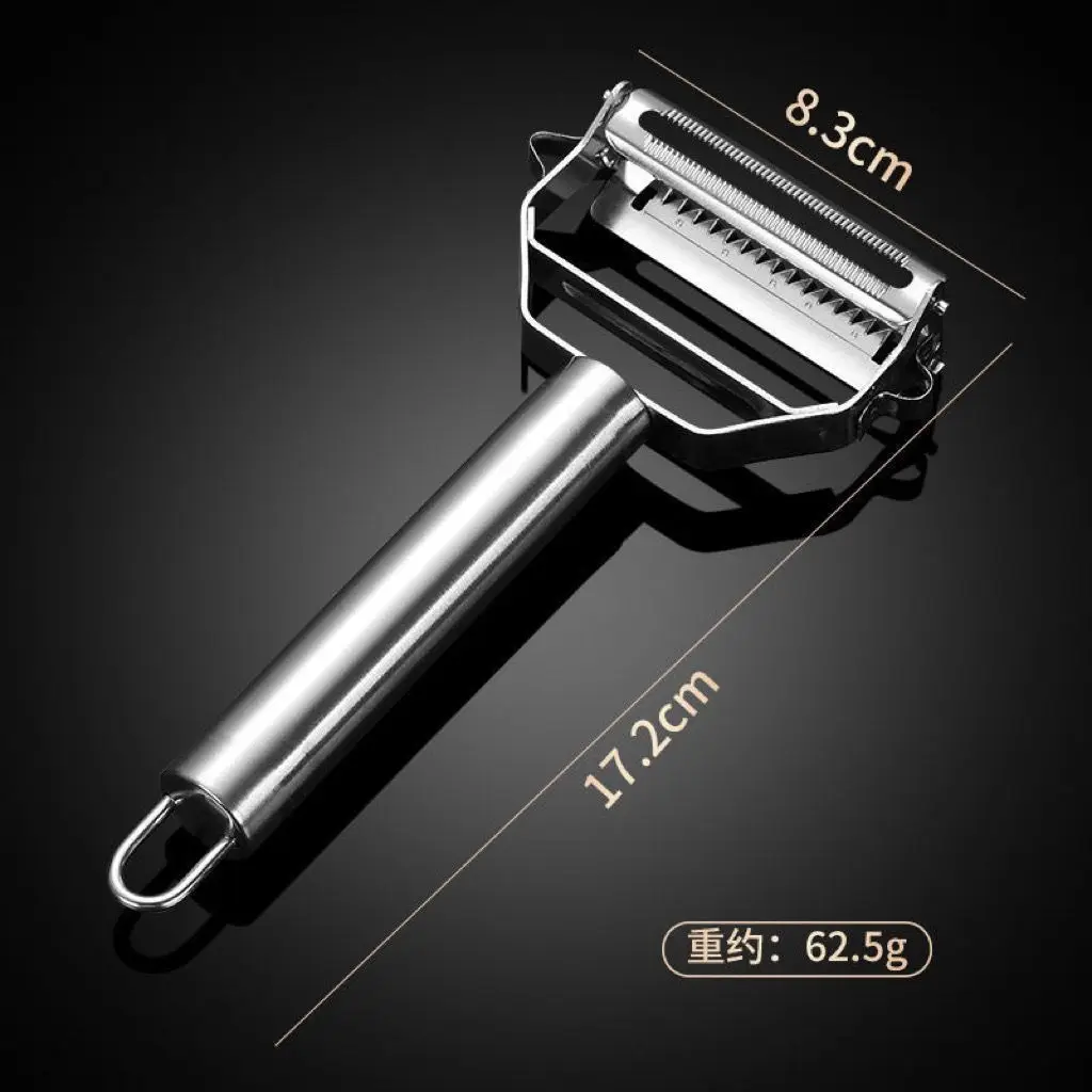 Multifunctional Stainless Steel  Kitchen Peeler Fruit Vegetable Potato Carrot Cucumber Grater Julienne Durable Vegetable Slicer