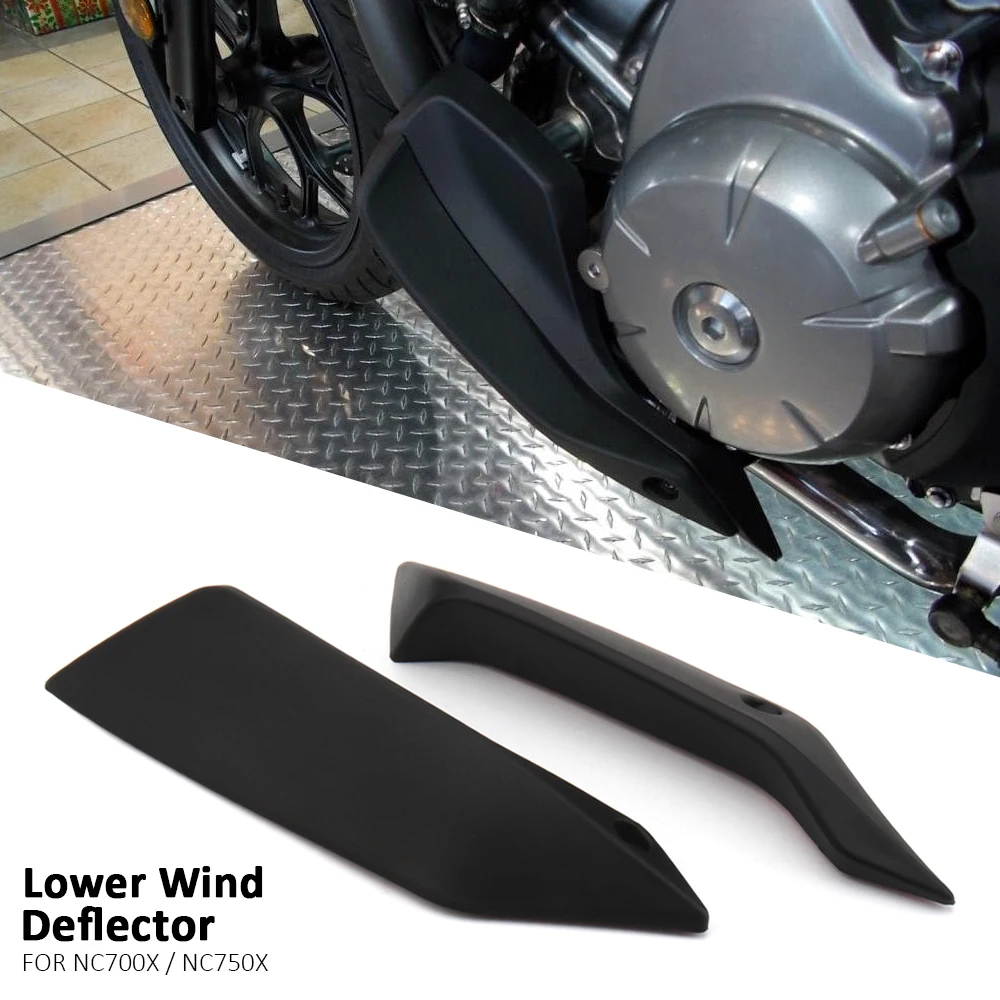 Motorcycle Foot Deflectors Low Wind Deflector Kit Rubber For Honda NC750X NC 750 X NC700X NC 700X 2012 2013 2014 2015 2016-2020