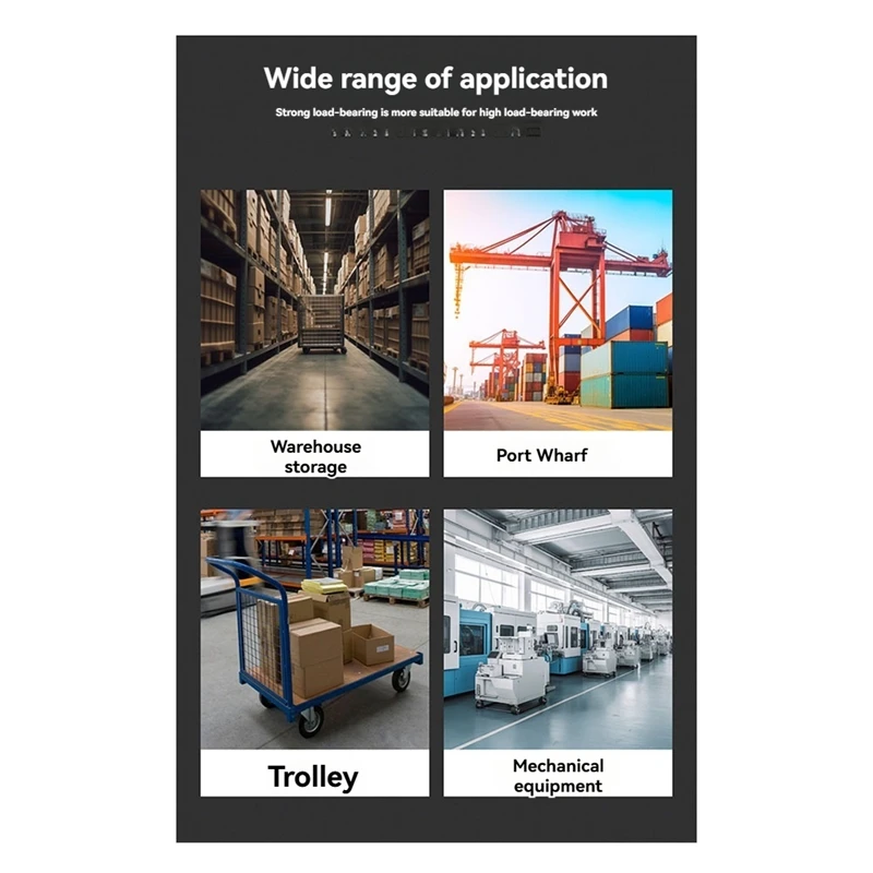 8PCS 1.5 Inch Casters Wheels Set 360° Swivel Universal Plate Caster Wheels For Storage Box/Small Furniture/Kitchen