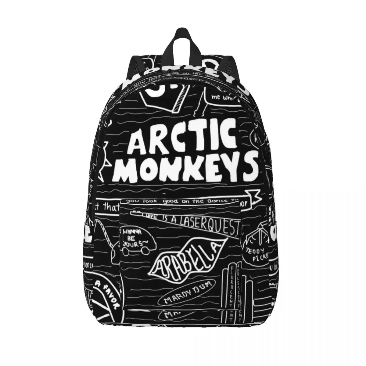 Arctic Monkeys Rock Band Album Backpack for Kindergarten Primary School Student Bookbag Boy Girl Kids Daypack Hiking