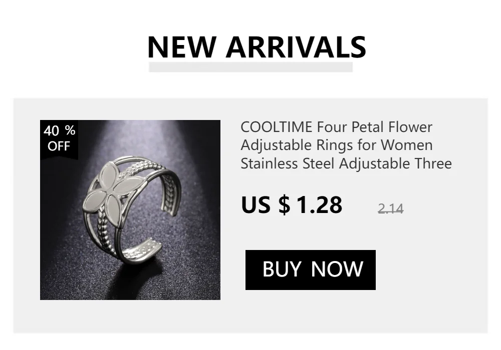 Cooltime Tier Hund Pfote Knochen verstellbare Ringe für Frauen Edelstahl offene Fingerringe Schmuck Anillos Mujer – Detail 31