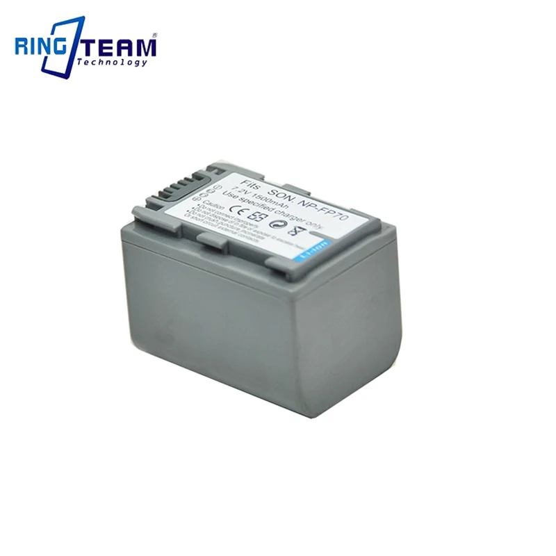 Bateria para filmadora, Sony DCR-30, DVD92, DVD103, DVD105, DVD202, DVD203, DVD205, NP-FP70, NP FP70, 1500mAh