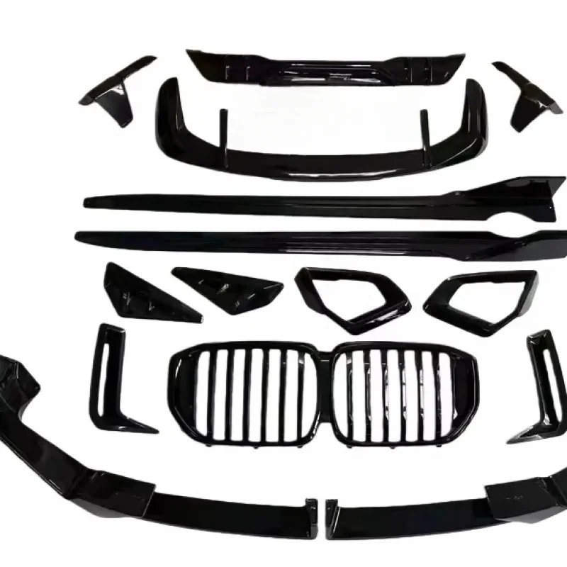 Premium Car Accsori Body X G0 Black Kit Front Lip Rear Diffuser Side Skirt Grill  X G0Durle
