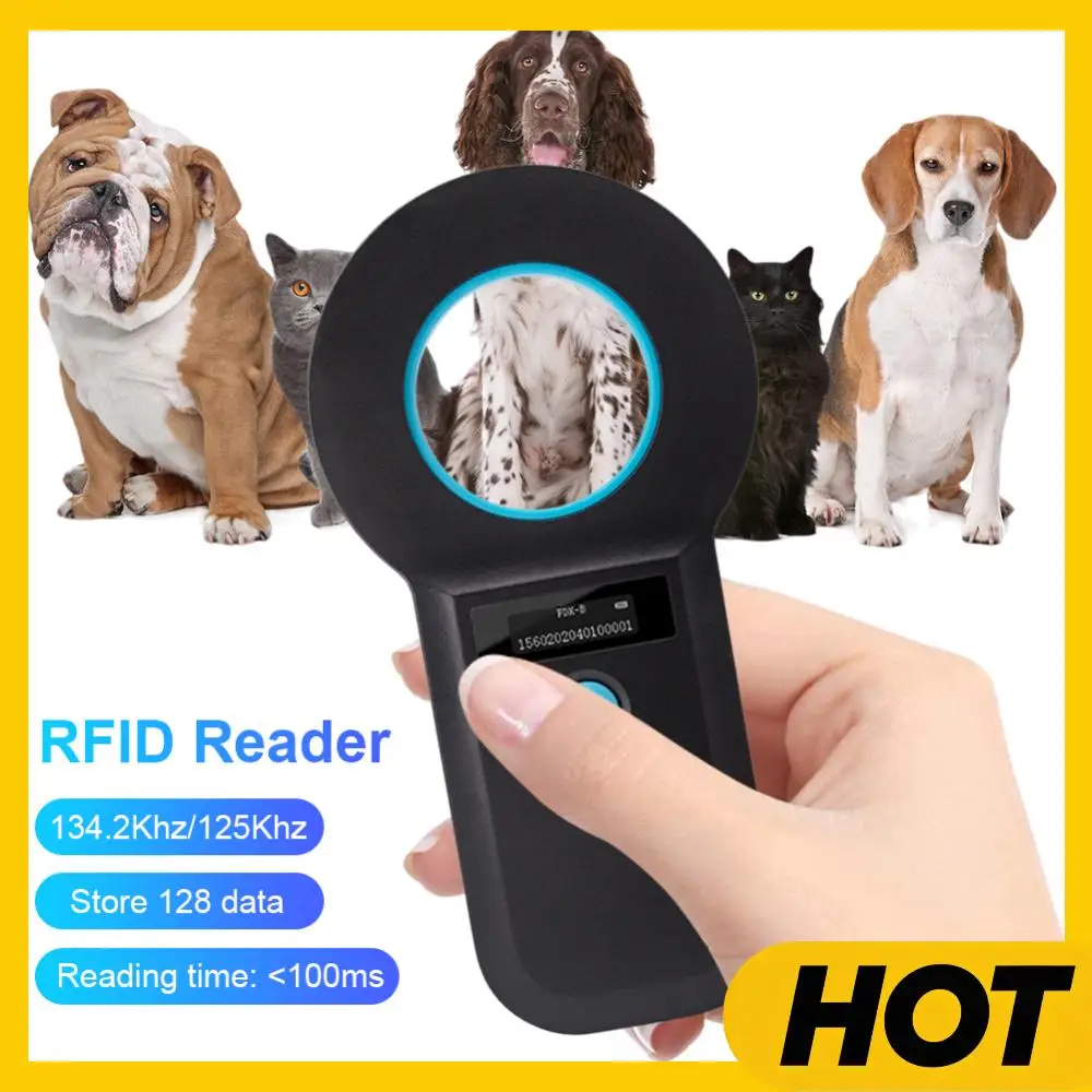 

Ручной сканер чипов для домашних животных, OLED-дисплей, EMID FDX-B (ISO11784/85) Сканер чипов для животных, сканер тегов для домашних животных/домашних животных/собак/кошек/свений