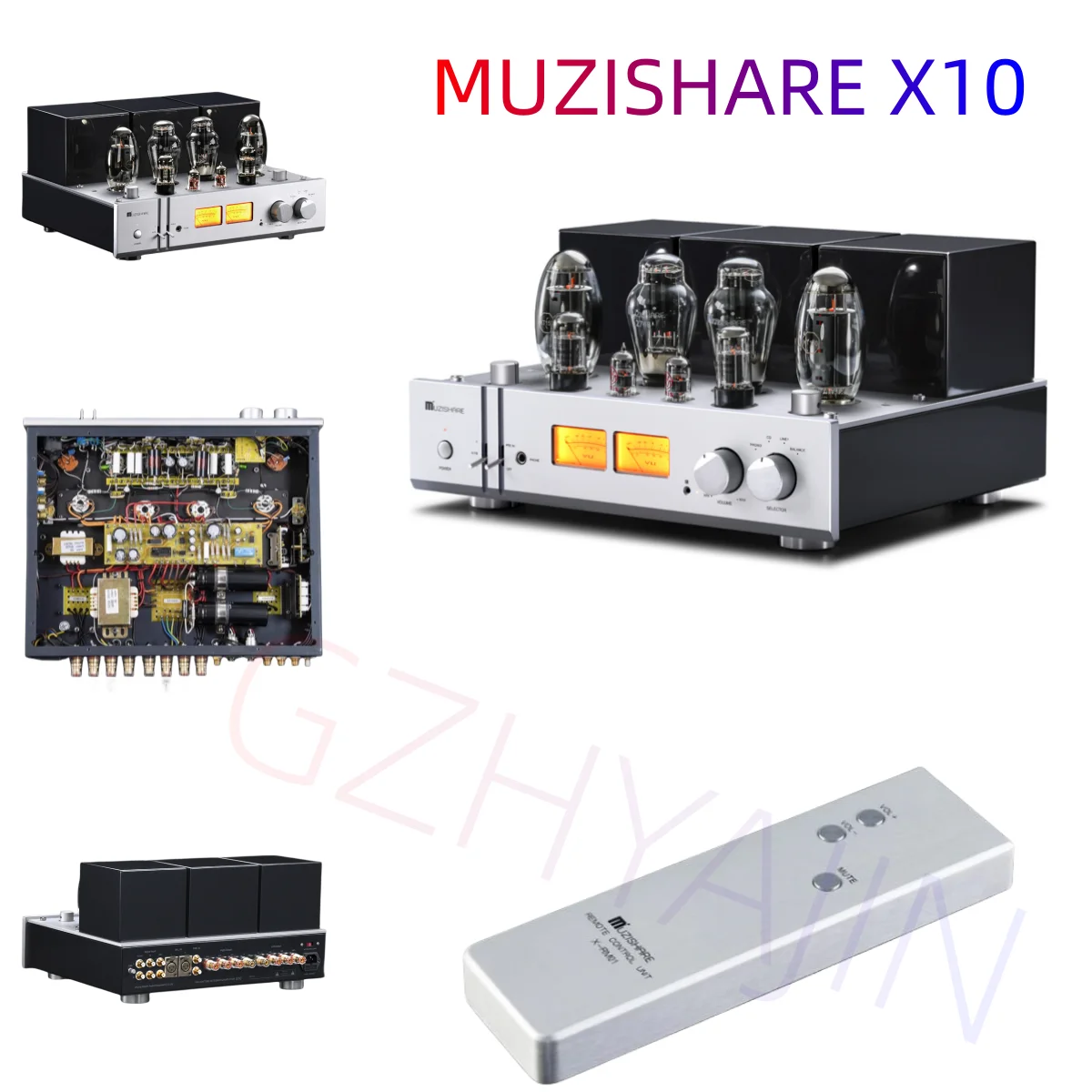 

New X10 MUZISHARE X10 Meishi Single End Class A Biliary Power Amplifier (KT150 Electronic Tube) High Quality Product