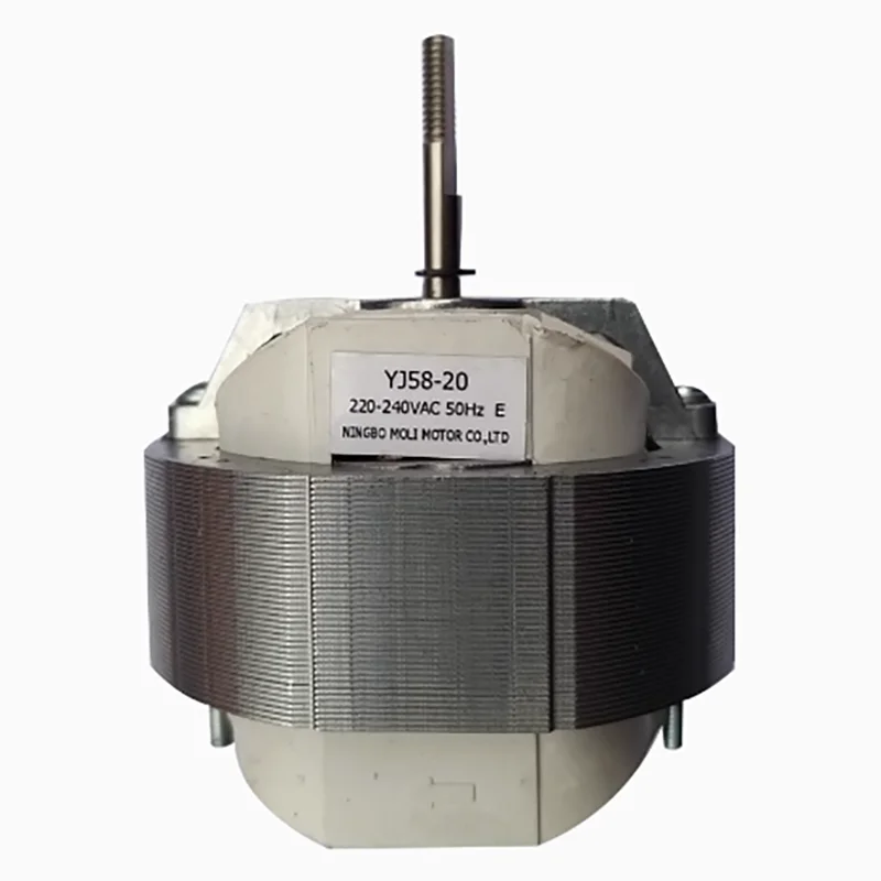 Motor asíncrono de polo blindado de 220V, ventilador de ventilación de motor de CA YJ5812, soplador de aire caliente, lámpara antimosquitos, accesorios de motor