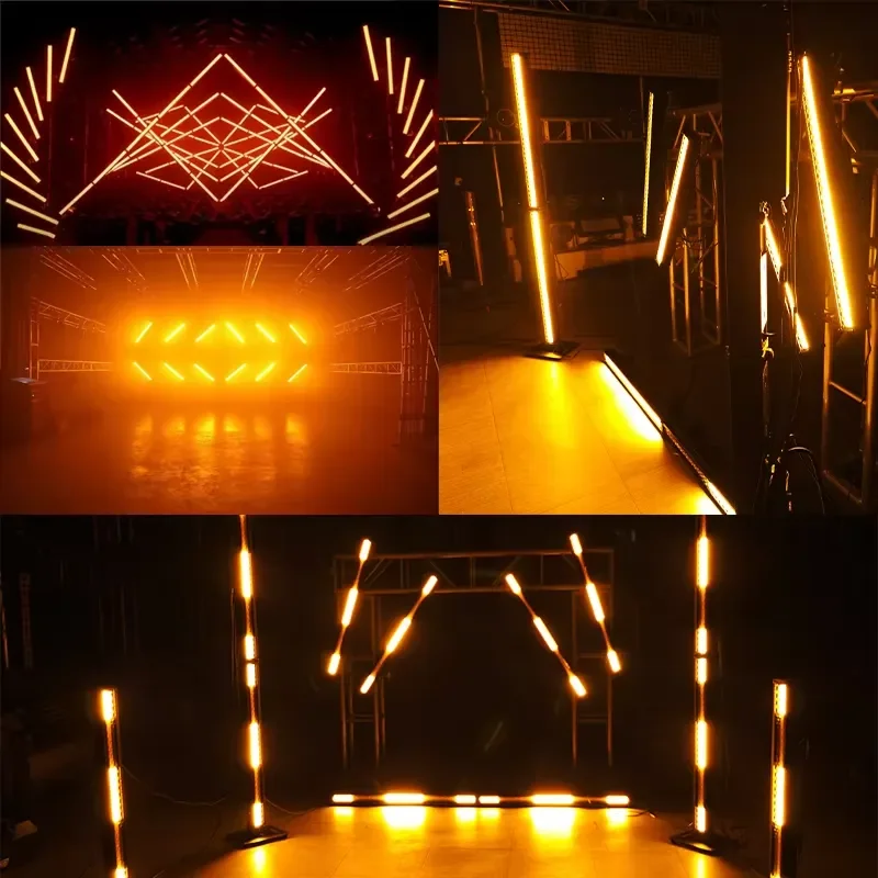 for 8 * 30W LED Strobe Light Strip IP66 Waterproof Pixel Warm White Amber Suitable for DJ Concert Stage Lights