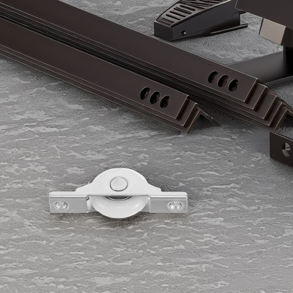 

4Pcs Sliding Door Wheels U-Shaped Groove Smooth Rolling Replacement Rollers for Closet Cabinet Door Hardware