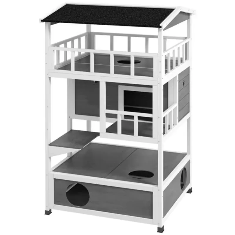 

Climbing Tower and Pet Stairs Comfy House for Feline Furniture Needs