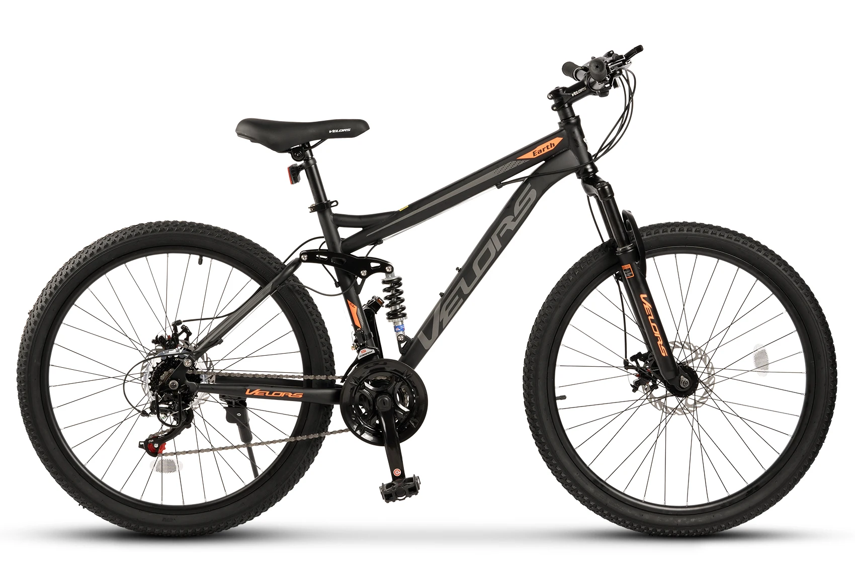 Bicicleta de Montaña de Suspensión Completa de 26 Pulgadas, Sistema de Cambios Shimano Tourney de 21 Velocidades, Frenos de Disco Mecánicos Dobles, Llantas de Aleación de Doble Pared, Cuadro MTB Profesional con Horquilla de Suspensión Delantera, para Adultos y Adolescentes, 85% Pre-Ensamblada