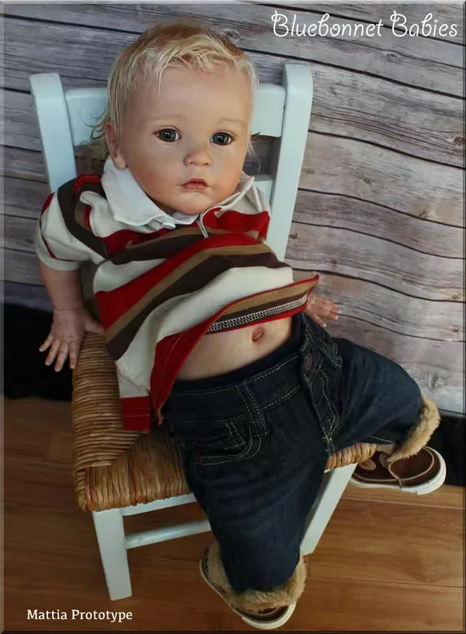 

DLS 24inch Reborn Baby Doll Mattia Fully Assembled and Painted Sold Out Edition Toys For Children