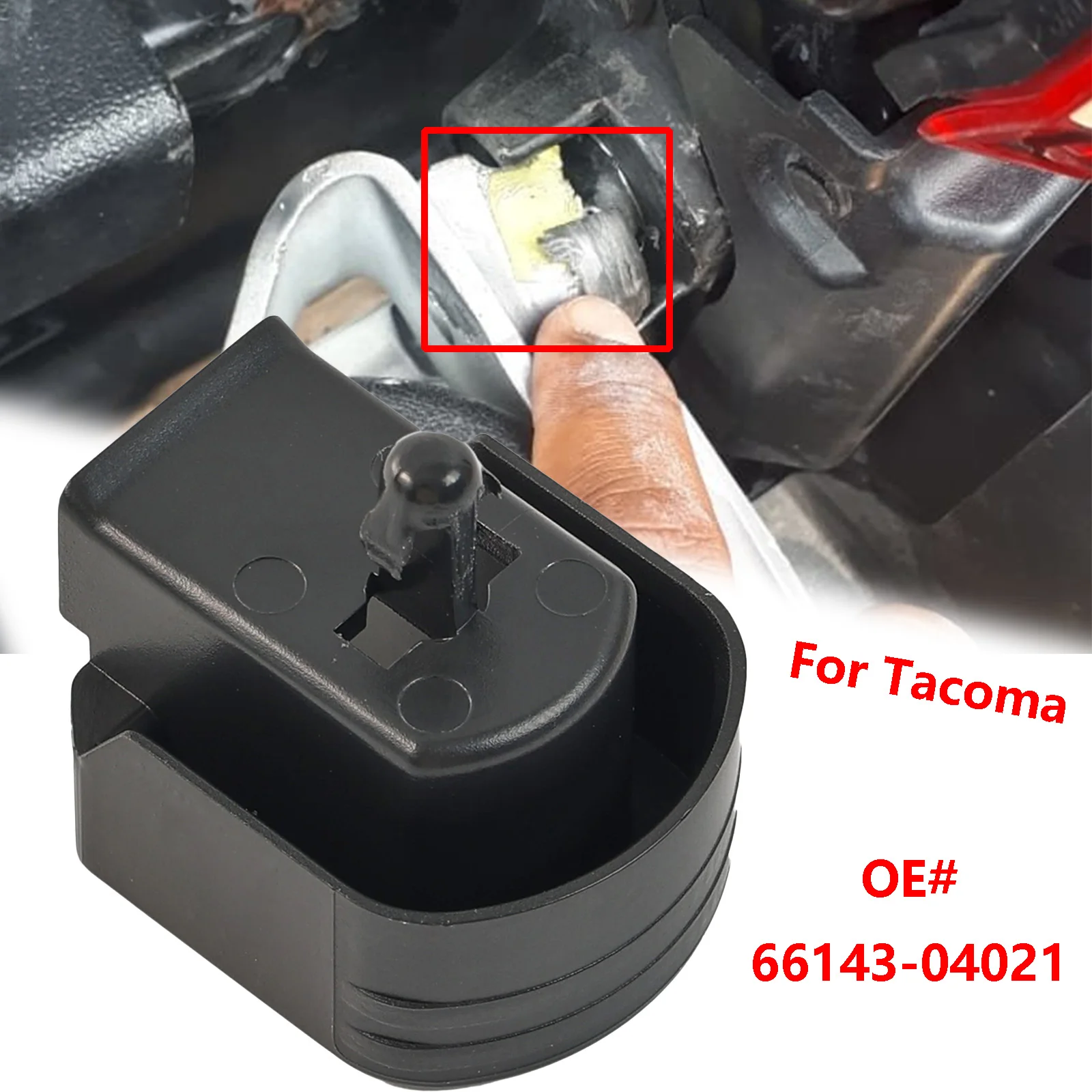 For Toyota Tacoma Rear Right Side Gate Tailgate Hinge Bushing Grommet 66143-04021 2016 2017 2018 2019 2020 2021 2022 2023