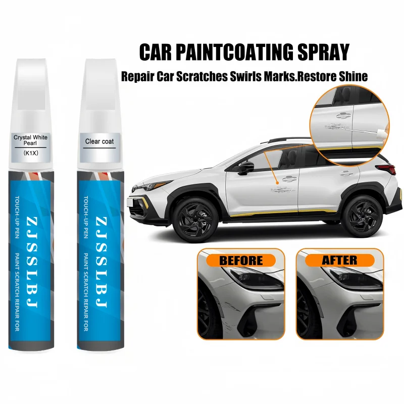 2K Clear Coat for Subaru Paint Repair Kit Chip Scratch Remover Pen Exact Match Color D4S P8Y Car Styling Tool