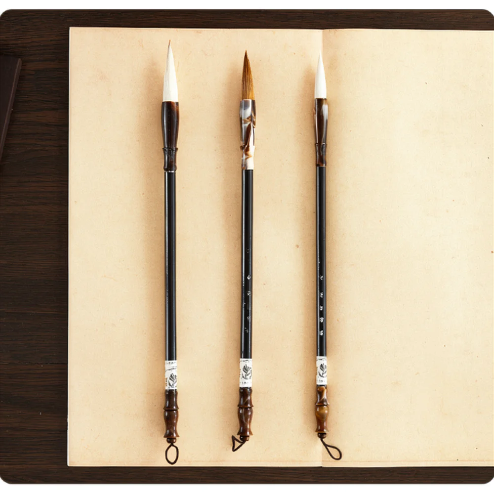 Premium Chinese Calligraphy Set Brush Ink Paper Inkstone Gift Box Student Beginner Practice Stationery Kit