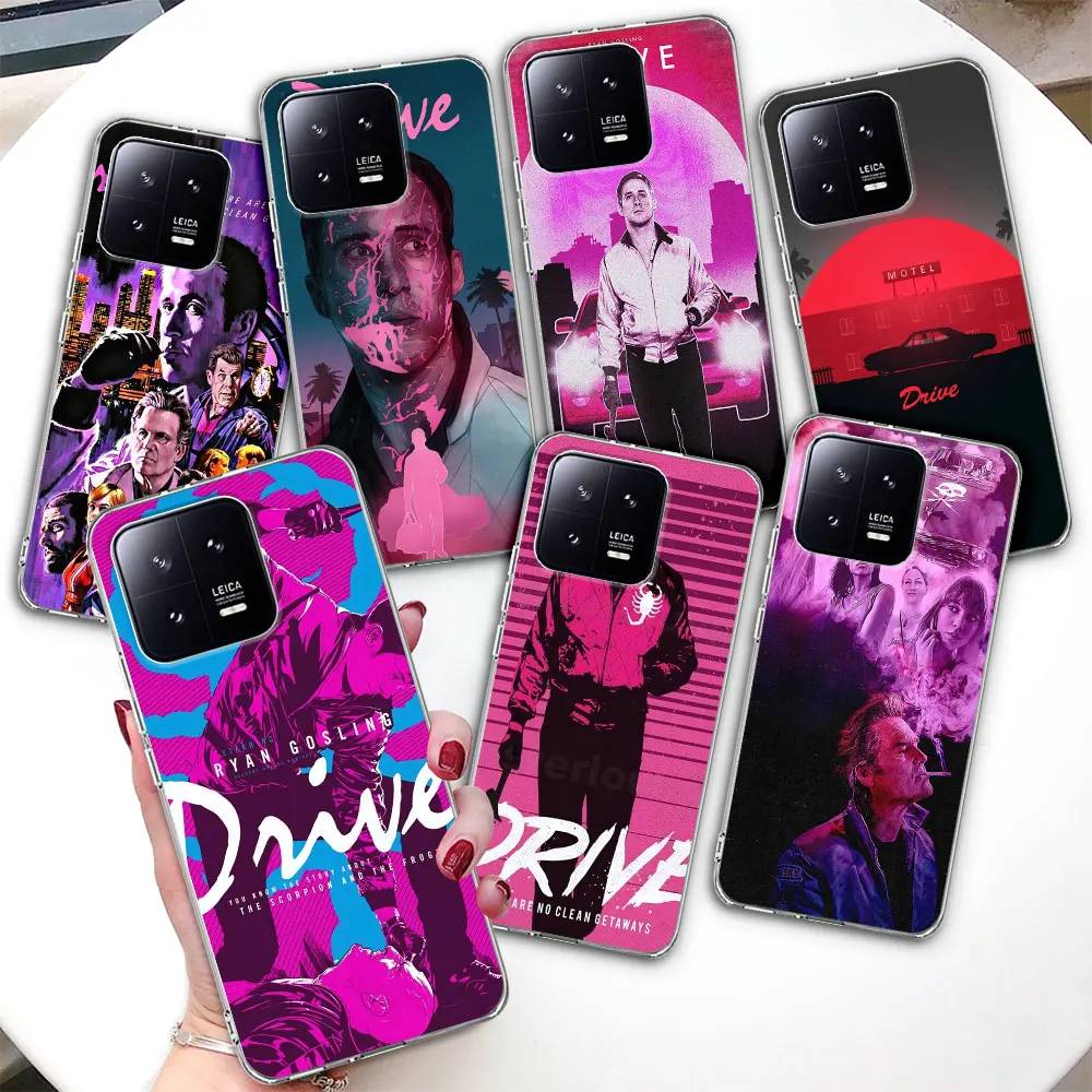 Movie Drive Ryan Gosling Art Case for Xiaomi Mi 11T 13 11 10T 8 9 CC9 A3 CC9E 11i 12 8 9T Pro 10 Lite Silicone Phone Cover Bolsa