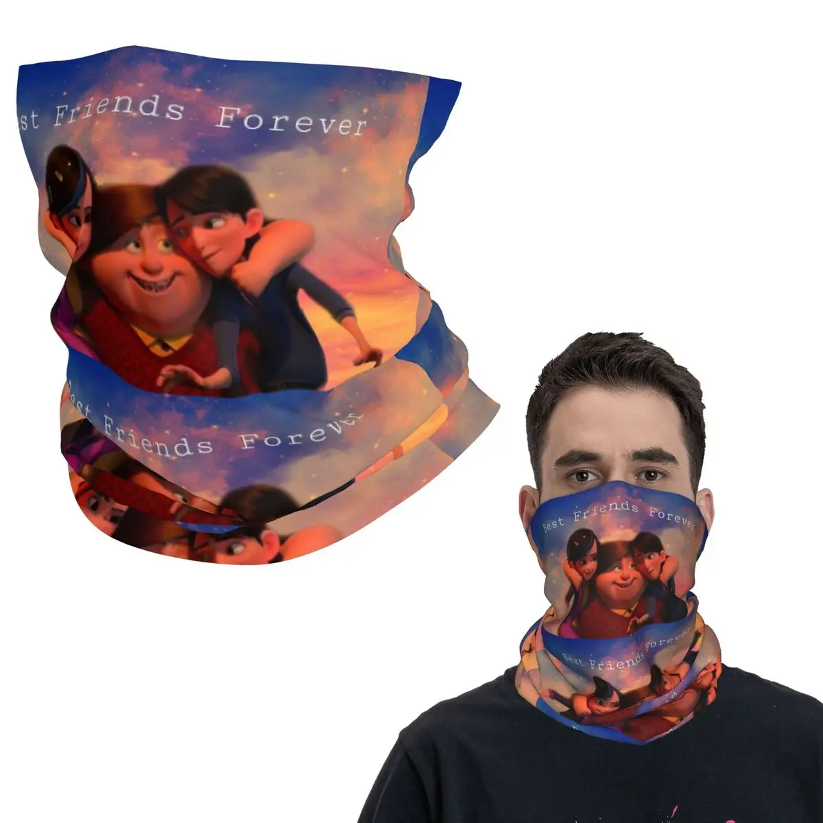 

Бандана-шарф с принтом Cartoon TrollHunters, многофункциональная повязка на голову, унисекс, для взрослых, для езды на велосипеде