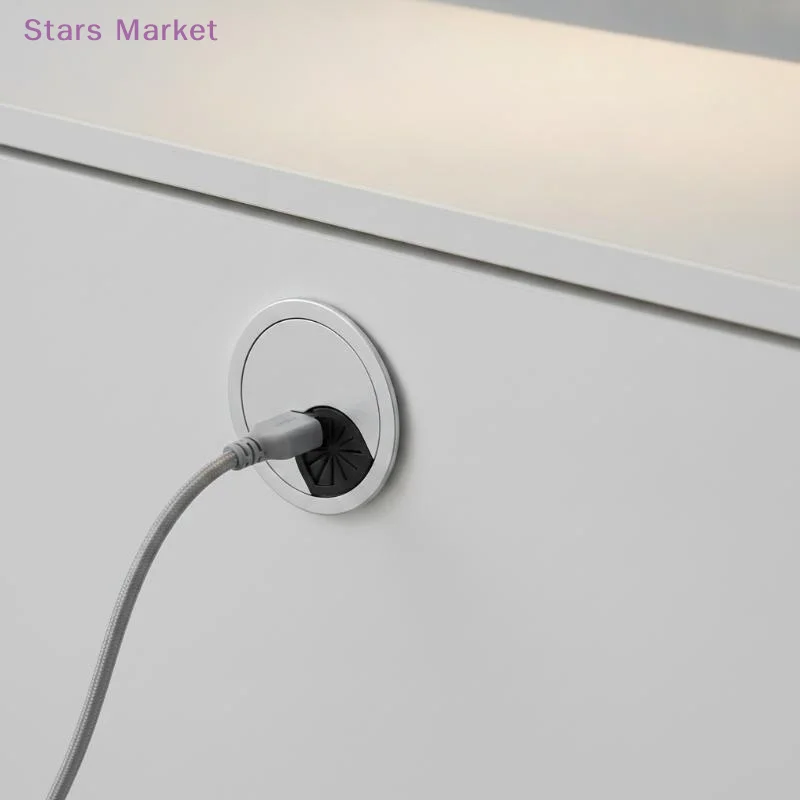 New Durable Desk Cable Grommets Multiple Styles Easy To Install For Office Home Wire Management