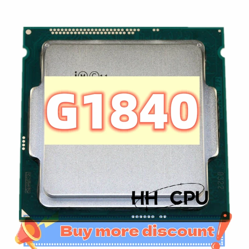 -Procesador Celeron de CPU de doble núcleo G1840, 2,8 GHz, SR1VK, SR1RR, LGA 1150