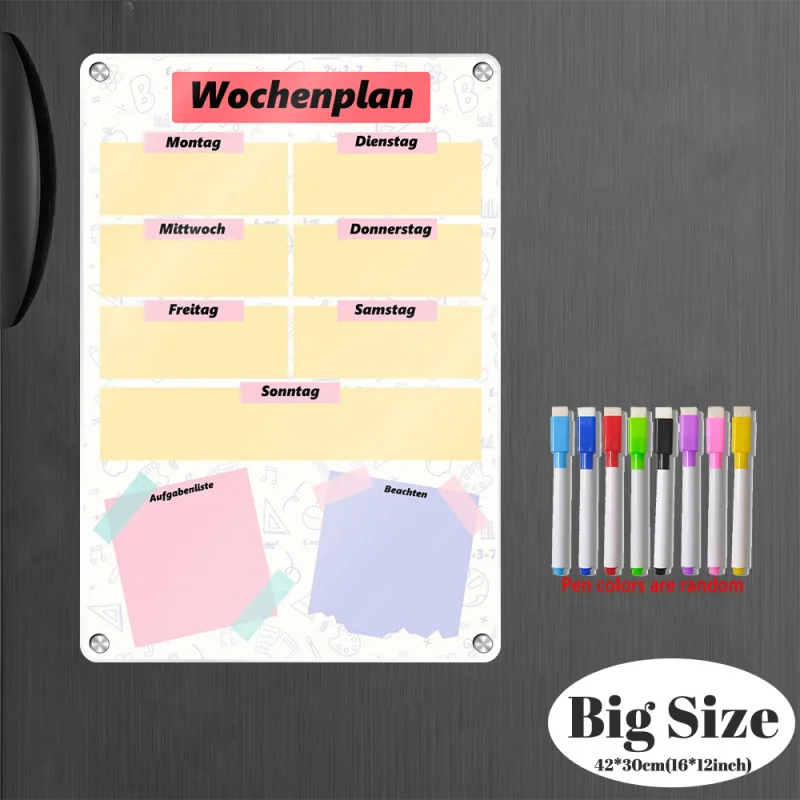 conjunto-de-calendario-magnetico-alemao-a3-para-geladeira-calendario-magnetico-de-acrilico-2025-planejador-de-comportamento-para-geladeira-quadro-branco