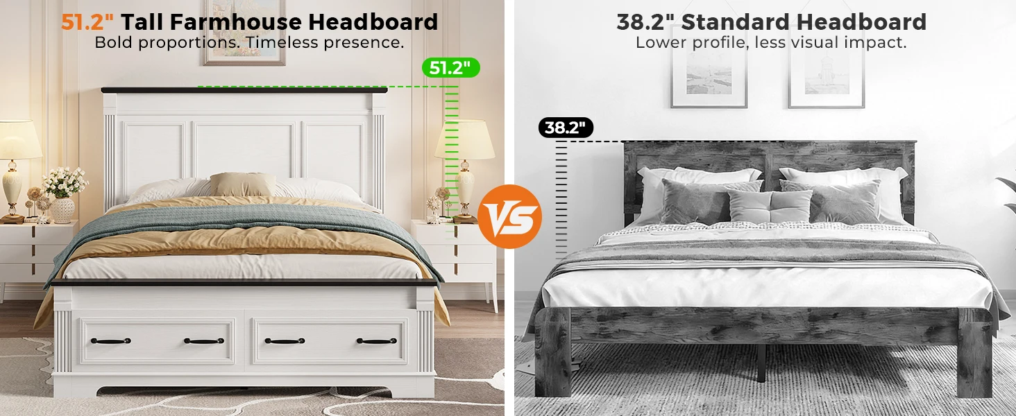 queen bed frame with headboard and footboard