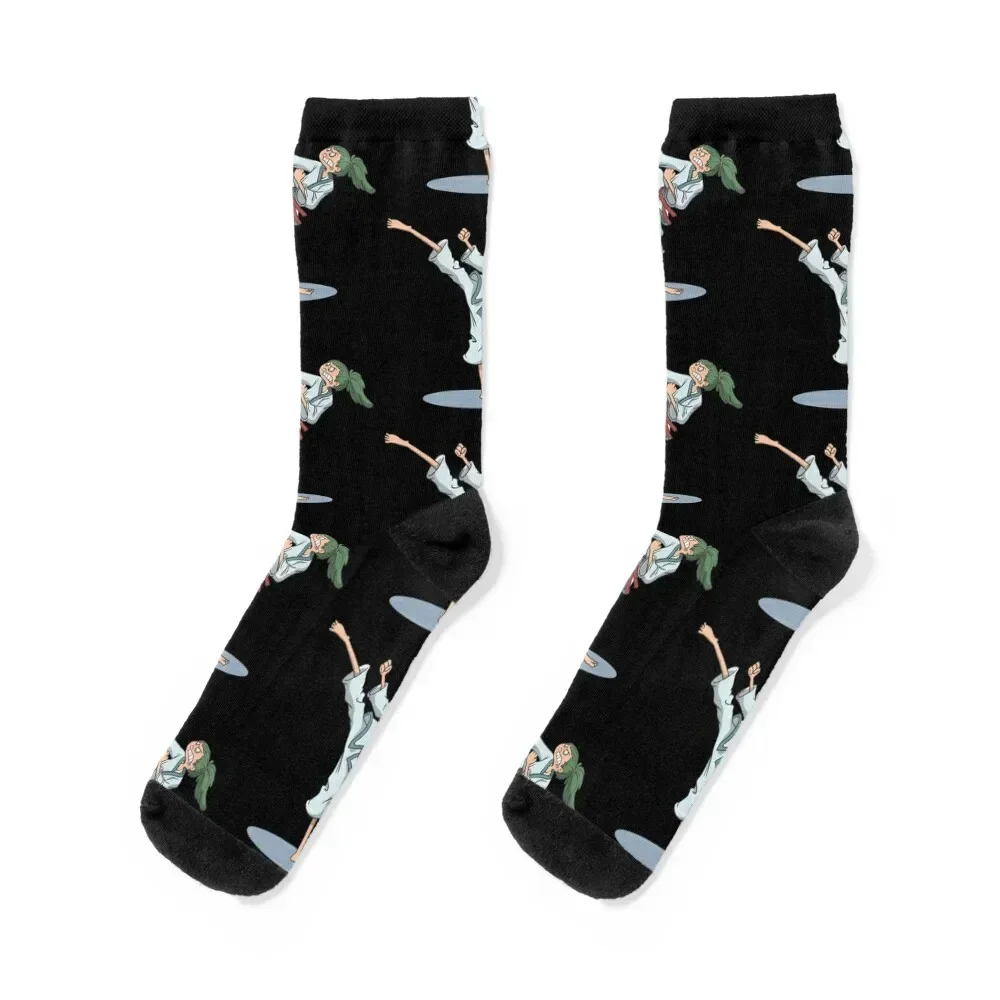 Karate foot kick over head Socks Stockings man halloween football aesthetic Socks Female Men's