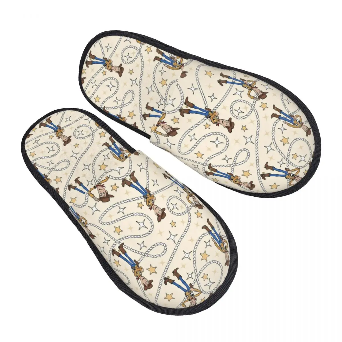 

Уютные тапочки «История игрушек» на заказ, женские тапочки из пены с эффектом памяти, анимированная обувь для спа-дома для приключений